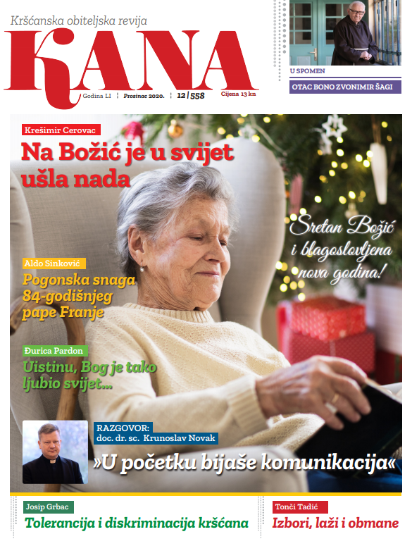 Kana, kršćanska obiteljska revija, prosinac 2020.